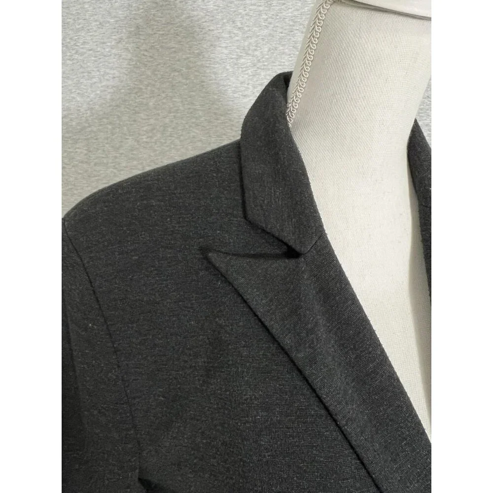 Cartonnier Dark Gray Double-Breasted Blazer